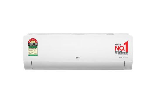 LG 5 Star 5.0 kW (~1.5) Split AC, AI Convertible 6-in-1, Diet Mode+, Viraat Mode, 100% Copper Tubes, 2026 Model — AS-Q19YNZE2 — product view