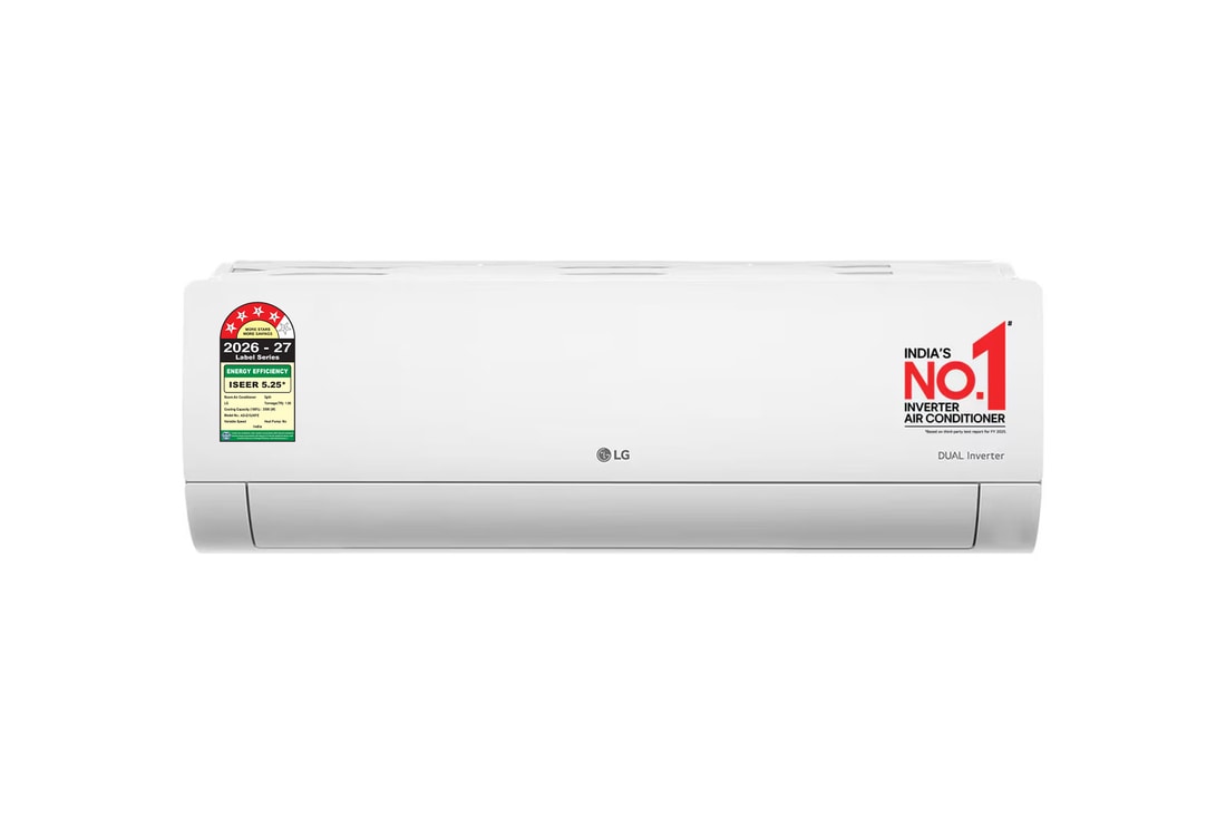 LG 4 Star (~1.0) Split AC, AI Convertible 6-in-1 Cooling, Viraat Mode, Diet Mode+, 3.5 kW, 2026 Model — AS-Q13JNYE — product view