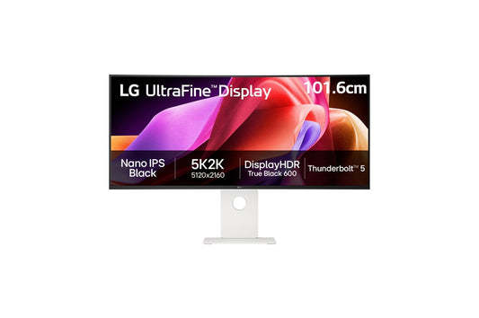 LG UltraFine™ 101.6CM (40) Nano IPS Black 5K2K Monitor with Thunderbolt™ 5, 120Hz Refresh Rate — 40U990A-W — product view
