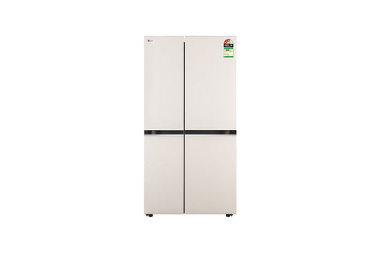 LG 790 Side By Side Refrigerator with Wi-Fi Convertible, Hygiene Fresh+™, Natural Beige, 3 Star — GL-B277GNB3 — product view