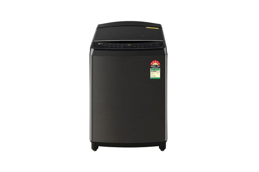LG 10Kg Top Load Washing Machine, AI Direct Drive™, In-built Heater, Platinum Black, 5 Star — THD10SWP — product view