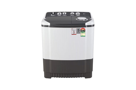 LG 7Kg Semi Automatic Washing Machine, Rat Away Technology, Wind Jet Dry, Dark Grey, 5 Star — P7020NGAZ — product view