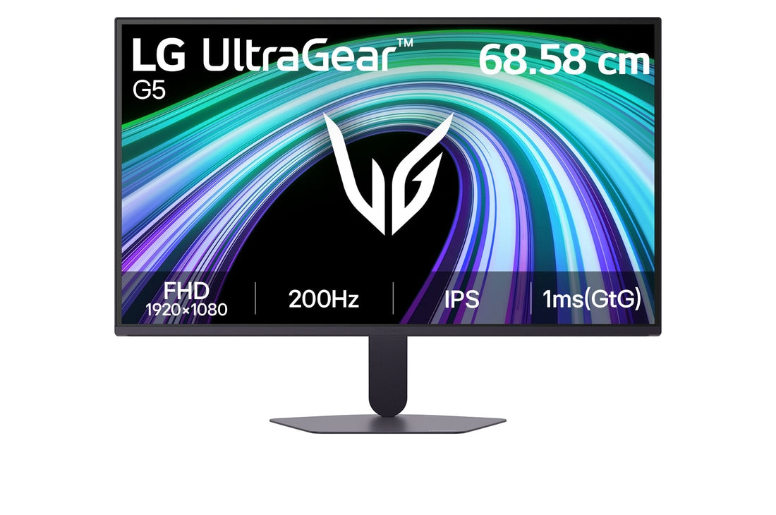 LG 68.56cm (27) UltraGear™ G5, 200Hz FHD Gaming Monitor — 27G523B-B — product view