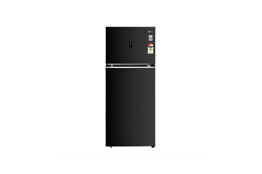 LG 398L Double Door Refrigerator, Smart Inverter Compressor, Wi-Fi Convertible, Door Cooling™, Russet Sheen, 3 Star — GL-T422VRSX — product view