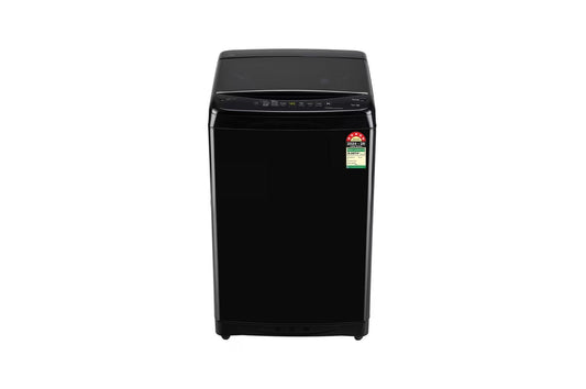 LG 9Kg Top Load Washing Machine, Smart Inverter Motor, In-Built Heater, Platinum Black, 5 Star — T90V4PB1S — product view