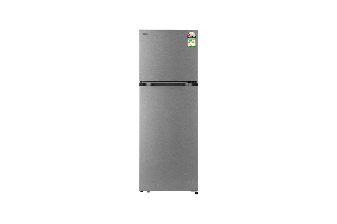 LG 251L Double Door Refrigerator, Smart Mode, Fresh Zone, Dazzle Steel, 1 Star — GLT2516WXDS — product view