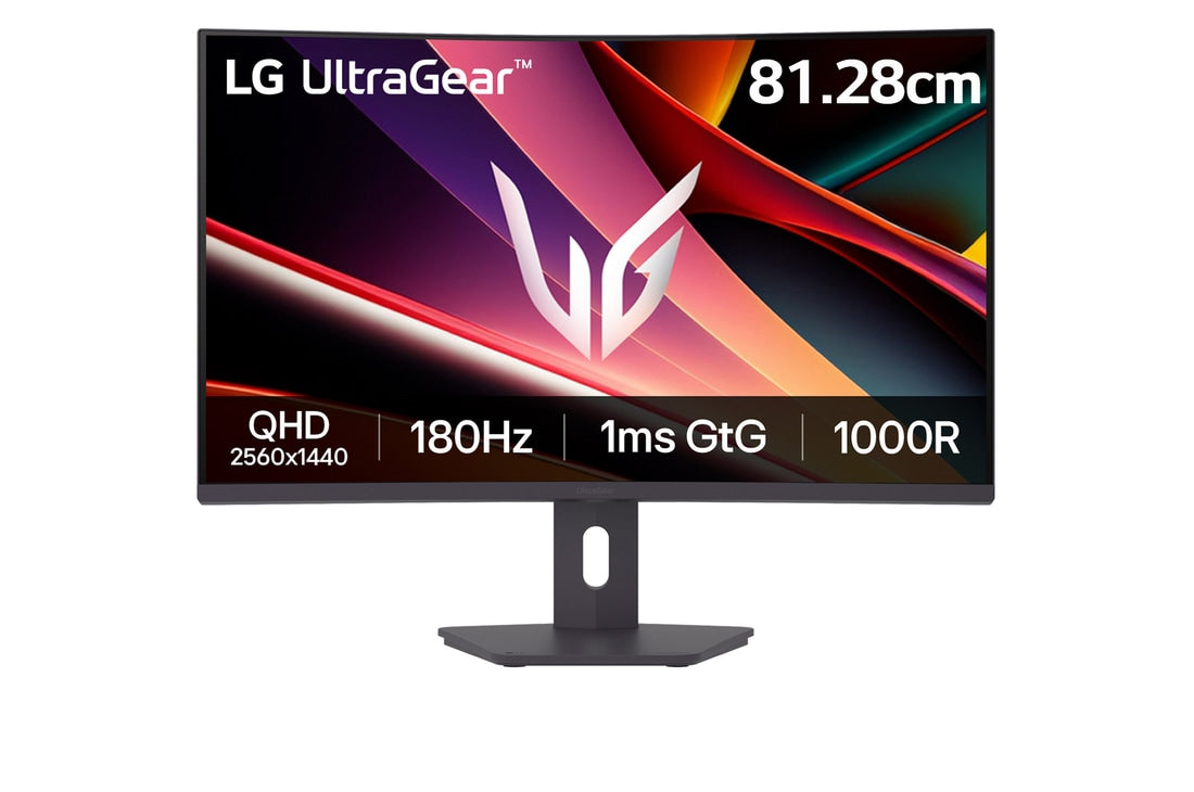 LG UltraGear™ 81.28cm (32) QHD 180Hz 1ms GtG Curved Gaming Monitor — 32G600A-B — product view