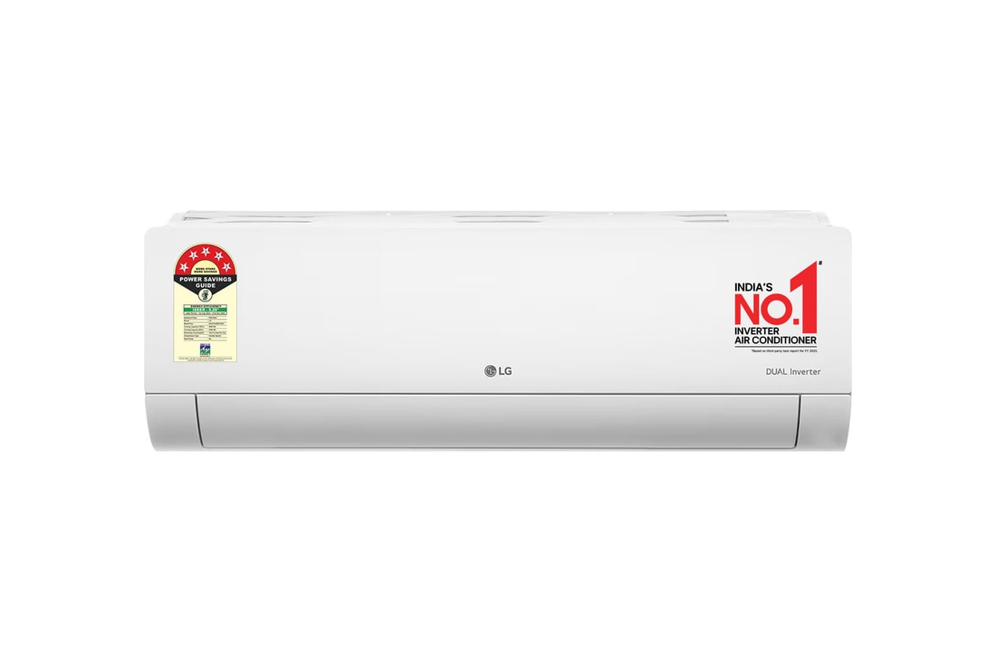 LG 5 Star (1.5) Split AC, Gold Fin+, Viraat Mode, Dual Inverter Compressor, AI Convertible 6-in-1, 5.0 kW, 2025 Model — US-Q19BNZE — product view