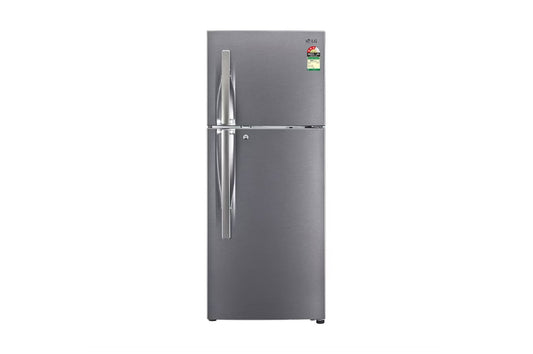 LG  LG 240L Convertible Double Door Refrigerator, Multi Air Flow, Auto Smart Connect™, High Gloss Finish, 3 Star — GL-S292RDSX — product view