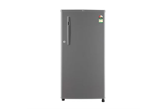 LG 185L, 2 Star, Dim Grey Finish, Direct Cool Single Door Refrigerator — GL-B199ODGC — product view