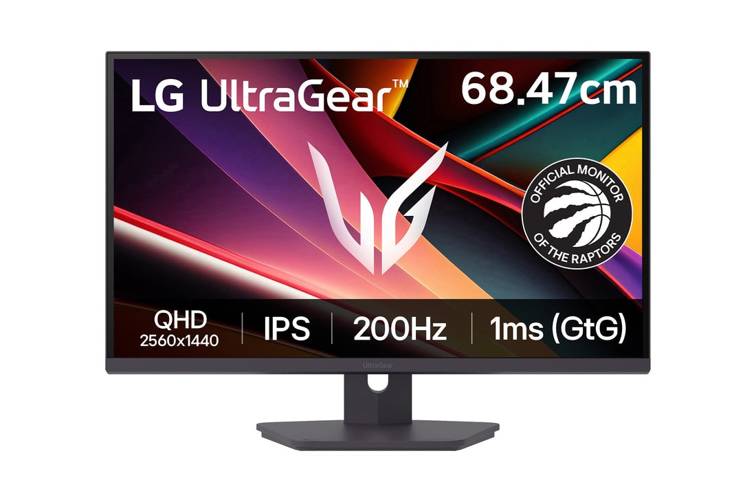 LG UltraGear™ 68.47 cm (27) 27G610A | QHD (2560x1440) | IPS Gaming Monitor | 1ms (GtG) | 200Hz | sRGB 99%(Typ.) | HDR | AMD FreeSync™ — 27G610A-B — product view