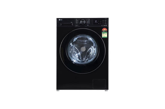 LG 12 KG Front Load Washing Machine, AI Direct Drive™, 6 Motion DD, Steam, Onyx Black, 5 Star — FX1412N3O — product view