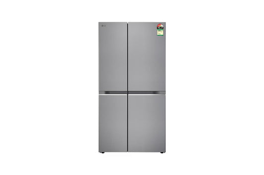 LG 790 L Side-by-Side Refrigerator, Wi-Fi Convertible, Hygiene Fresh+™, Shiny Steel, 3 Star — GL-B277GPZ3 — product view