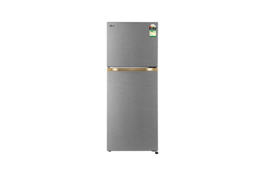 LG 225L Double Door Refrigerator,Smart Mode, Auto Smart Connect, Dazzle Steel, 1 Star — GLT2216WYDS — product view