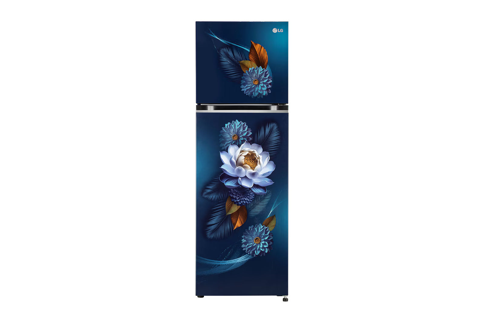 LG GL-S312SBWY 272 Litre Double Door Refrigerator, Convertible, Blue Waterlily Finish