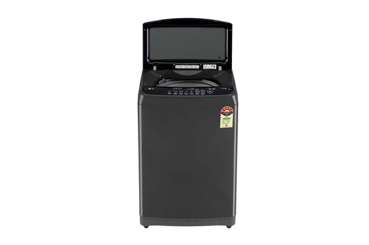 LG T80SPMB1Z 8 Kg Top Load Washing Machine | Smart Inverter Motor, TurboDrum, Auto Pre Wash, Soft Closing Door – Middle Black