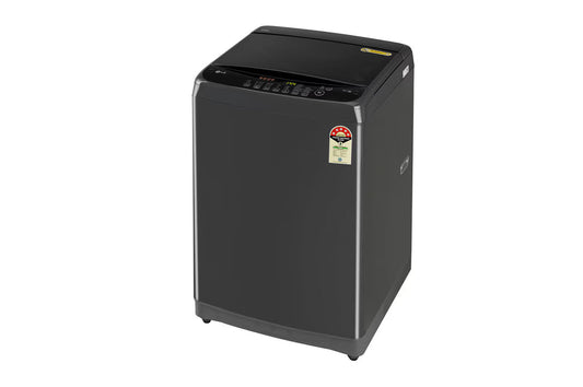 LG T80SPMB1Z 8 Kg Top Load Washing Machine | Smart Inverter Motor, TurboDrum, Auto Pre Wash, Soft Closing Door – Middle Black