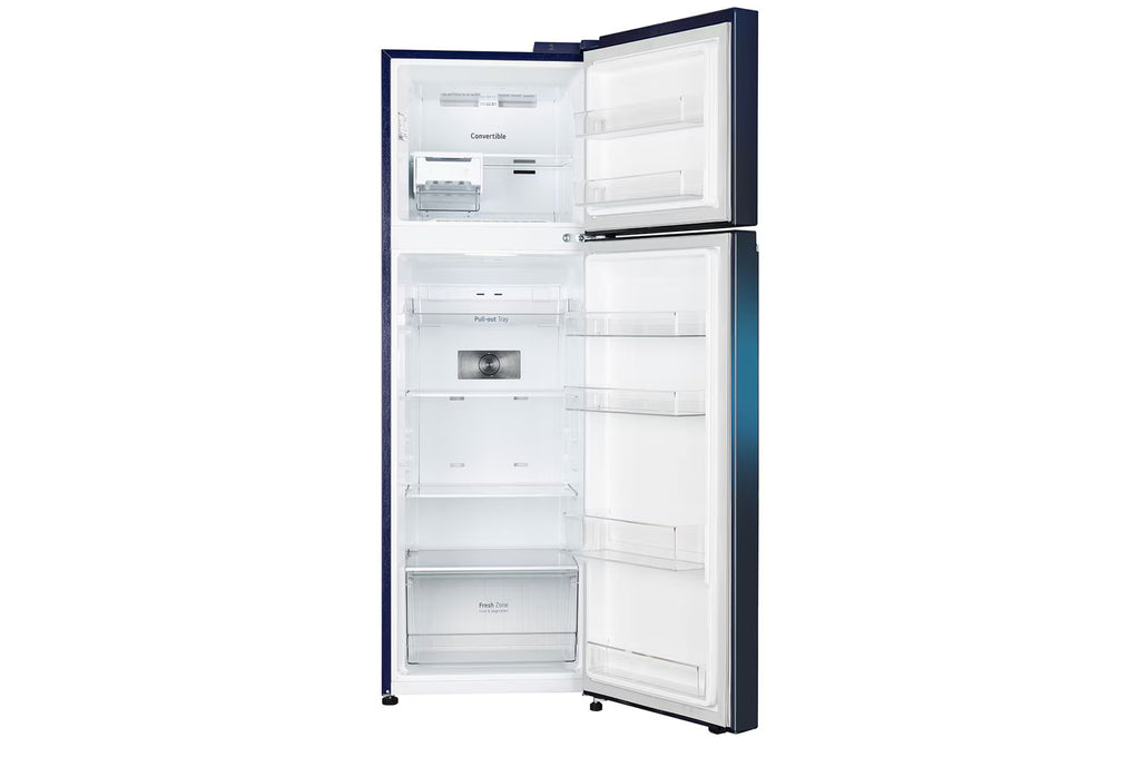 LG GL-S312SBWY 272 Litre Double Door Refrigerator, Convertible, Blue Waterlily Finish