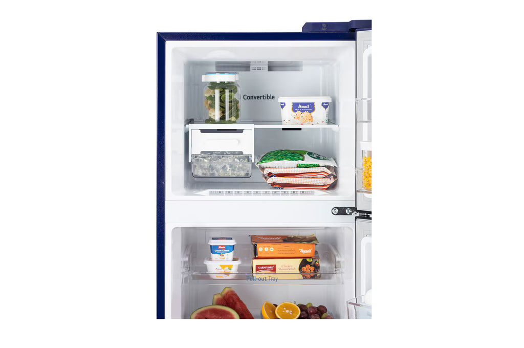 LG GL-S312SBWY 272 Litre Double Door Refrigerator, Convertible, Blue Waterlily Finish