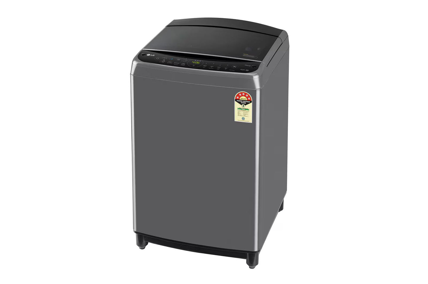 LG THD12SWM 12 Kg 5 Star Top Load Washing Machine – AI Direct Drive, TurboWash, Inverter Motor, Wi-Fi Enabled, Middle Black