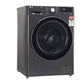 LG FHP1412Z9B 12 Kg 5 Star AI Direct Drive Front Load Washing Machine with TurboWash 360° & Steam+ – Platinum Black