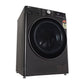 LG FHP1412Z9B 12 Kg 5 Star AI Direct Drive Front Load Washing Machine with TurboWash 360° & Steam+ – Platinum Black