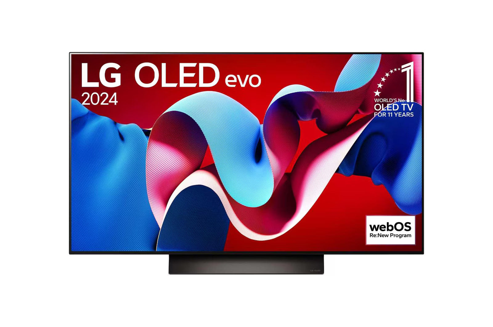 LG OLED48C46LA 48 Inch (121 cm) OLED evo C4 4K Smart TV with α9 AI Processor Gen7, Dolby Vision, Dolby Atmos & 144Hz Refresh Rate