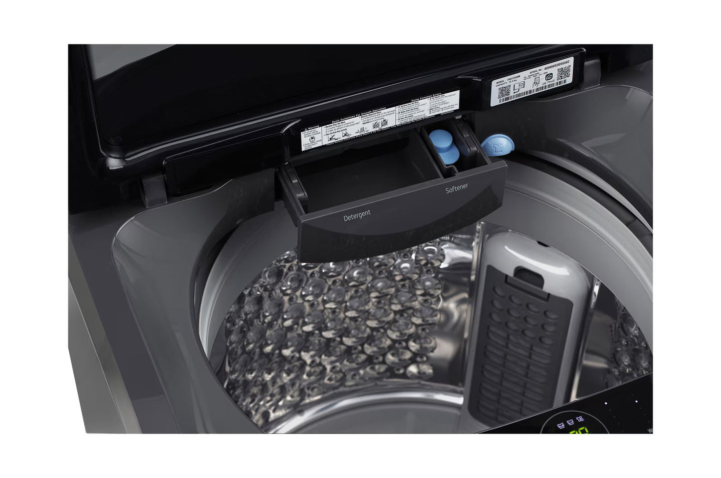 LG THD12SWM 12 Kg 5 Star Top Load Washing Machine – AI Direct Drive, TurboWash, Inverter Motor, Wi-Fi Enabled, Middle Black