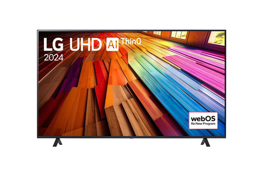 LG 75UT80406LA 75 Inch 4K Ultra HD Smart LED TV with α5 AI Processor Gen7, HDR10 Pro, Filmmaker Mode & Magic Remote (WebOS )