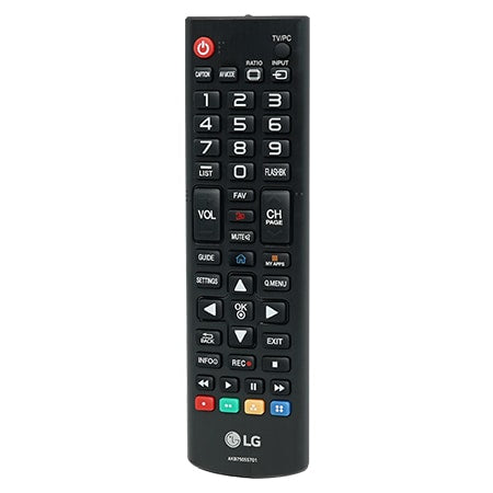 LG TV Remote Controller — AKB75055701 — product view