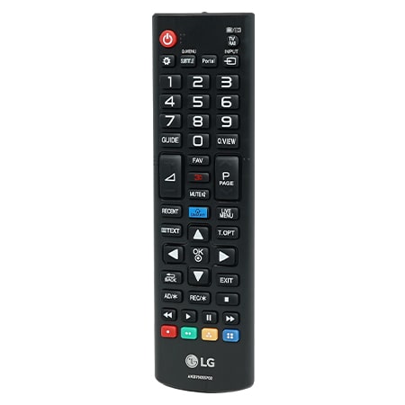 LG TV Remote Controller — AKB75055702 — product view