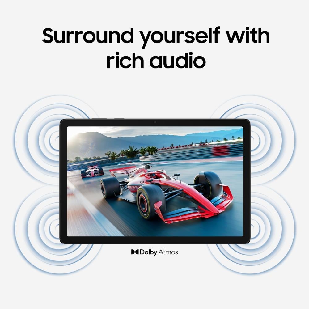 Samsung Tablet A11+ 27.94 cm (11 Inch) Wi-Fi + 5G Tablet, 6 GB RAM, 128 GB, Silver, SM-X236BZSAINS