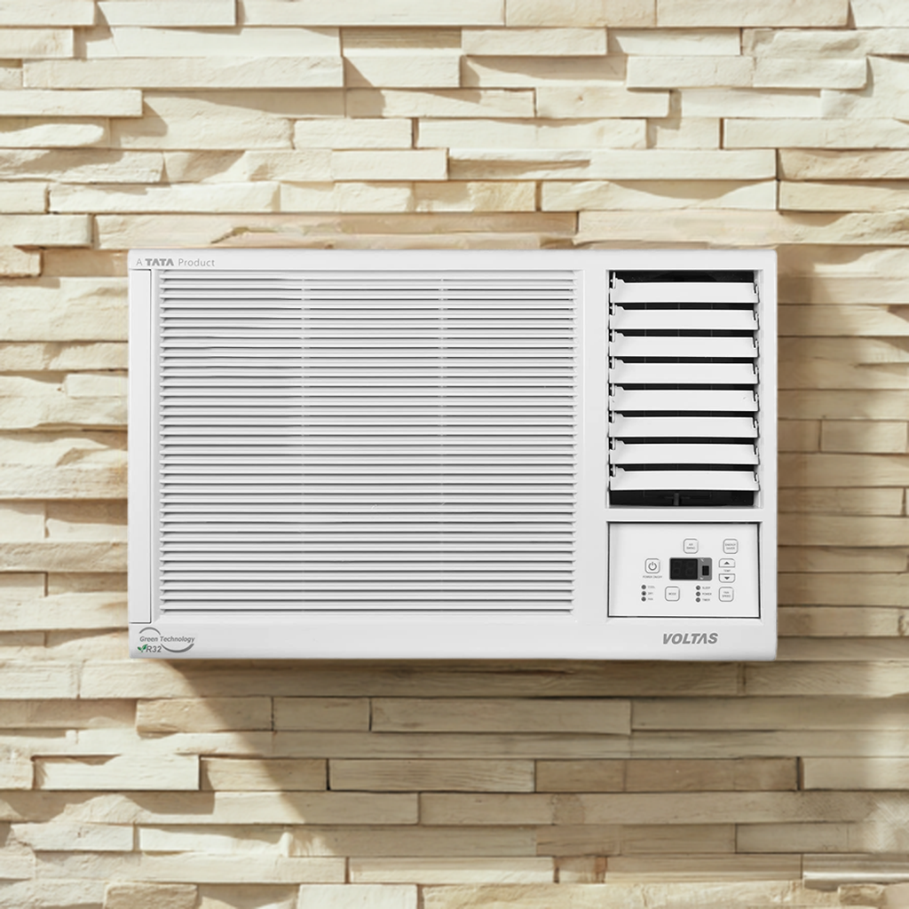 Voltas 123 Vectra Platina 1 Ton 3 Star Window AC – Copper Condenser, Turbo Cooling, Dual Filtration & R32 Refrigerant | Ideal for Small Rooms – Suraj Electronics