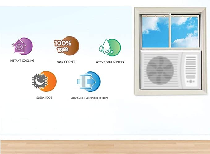 Voltas 2 Ton 2 Star Window AC (242 Vectra Plus) | Copper Condenser | Turbo Cooling | Sleep Mode | Made in India