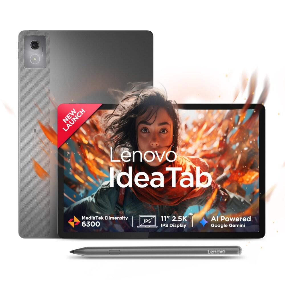 Lenovo Idea Tab 27.94 cm (11 inch) WiFi + 5G Tablet with Pen, 256 GB, 8 GB RAM, Grey, ZAFM0706IN