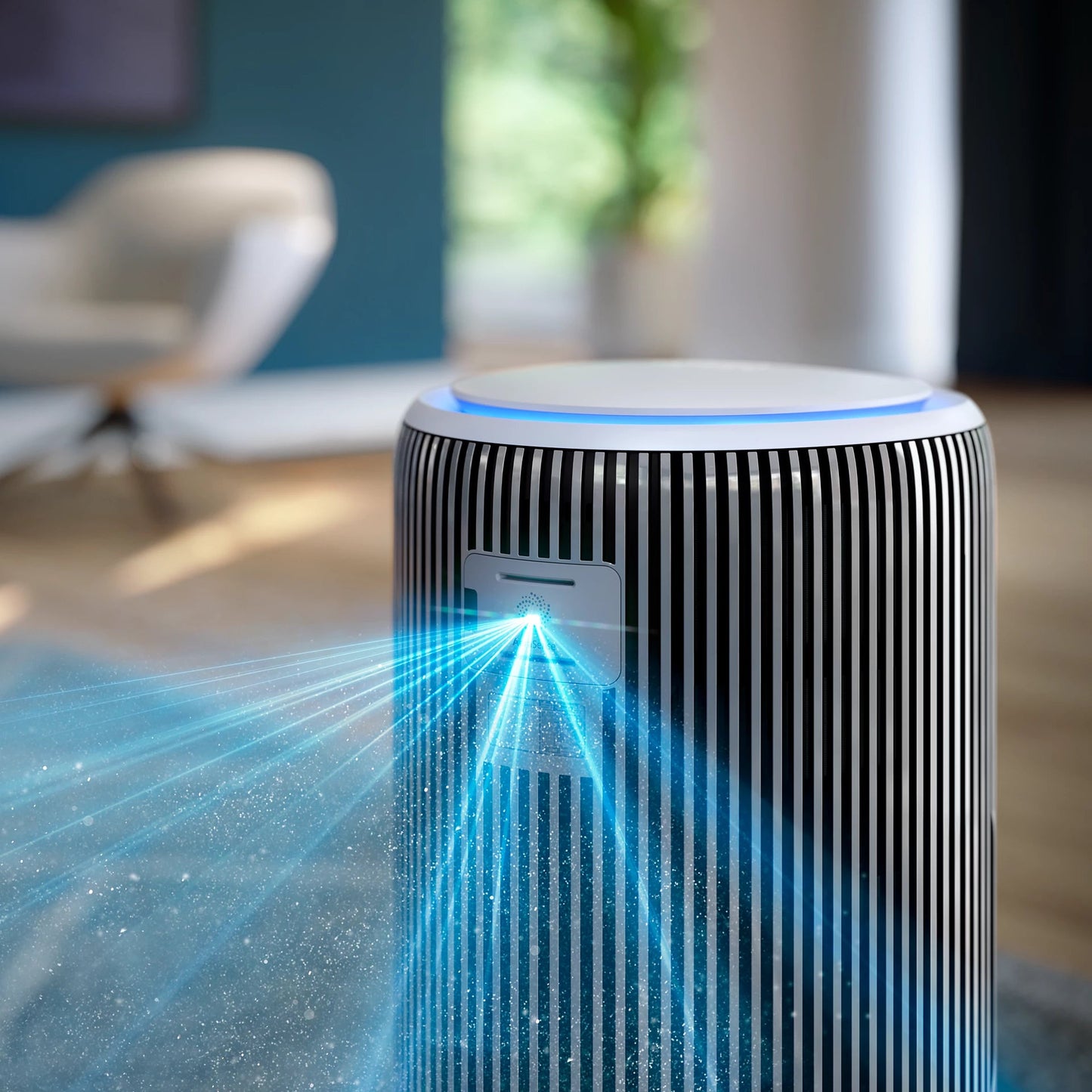 Philips AC3220/60 Smart Air Purifier for Large Rooms up to 135 m² with HEPA Filter, 520 CADR, WiFi App Control & Silent Operation