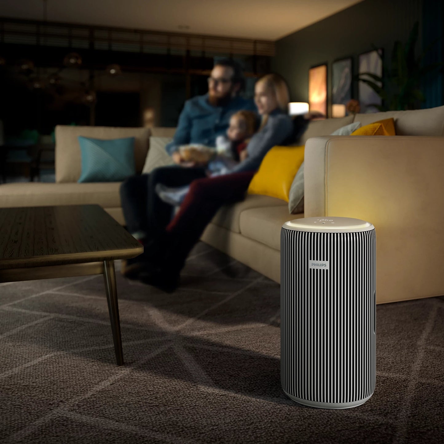 Philips AC3220/60 Smart Air Purifier for Large Rooms up to 135 m² with HEPA Filter, 520 CADR, WiFi App Control & Silent Operation