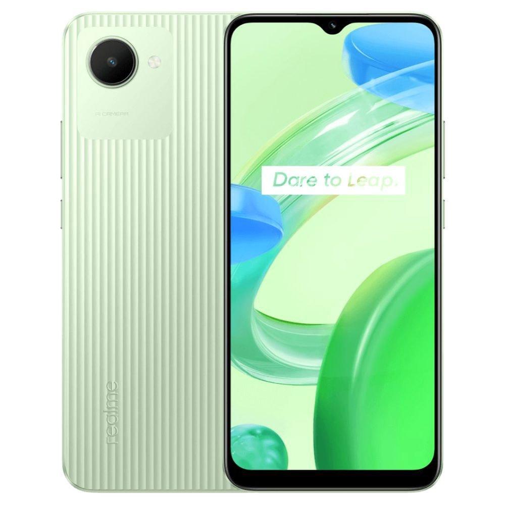 Realme C30 32GB, 3GB RAM, Bamboo Green, Mobile Phone