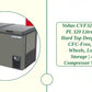 Voltas CVF320 DA4 P2 PL 320 Litre 2-Door Hard Top Deep Freezer | CFC-Free, Castor Wheels, Lockable Storage | 4 Year Compressor Warranty