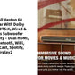 Marshall Heston 60 soundbar with Dolby Atmos & DTS:X, Wired & Wireless Subwoofer Connectivity – Dual HDMI, RCA, Bluetooth, WiFi, Google Cast, Spotify, Airplay2