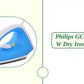 Philips GC090 750W Dry Iron (Blue) | Lightweight & Smooth Glide | Best Price in Delhi NCR
