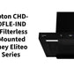 Crompton CHD-ELB60FLE-IND 60cm Filterless Wall Mounted Chimney Eliteo Box Series