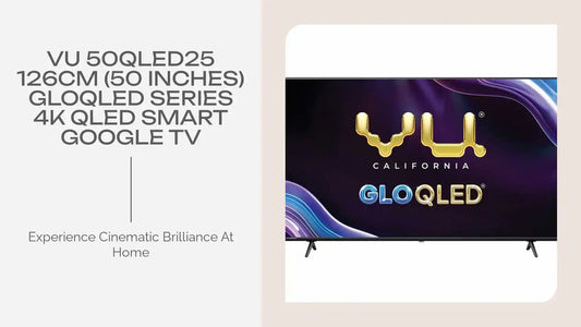 Vu 43GloQLED25 43 Inch 4K QLED Smart Google TV | 3 Year Warranty | Dolby Vision & Atmos