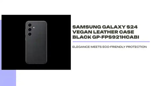 Samsung Galaxy S24 Vegan Leather Case Black GP-FPS921HCABI