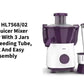 Philips HL7568/02 500W Juicer Mixer Grinder with 3 Jars and XL feeding tube, quick and easy assembly