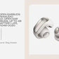 Bose Ultra Open Earbuds with OpenAudio Technology, Open Ear Wireless Earbuds, Up to 48 Hours of Battery Life, White 881046-0020