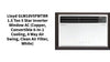 Lloyd GLW18V5FWTBR 1.5 Ton 5 Star Inverter Window AC (Copper, Convertible 6-in-1 cooling, 4 Way Air Swing, Clean Air Filter, White)