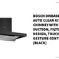 Bosch DWBA98H60I 90CM Auto Clean Kitchen Chimney with 950 CMH Suction, Filterless Design, Touch & Gesture Control (Black)