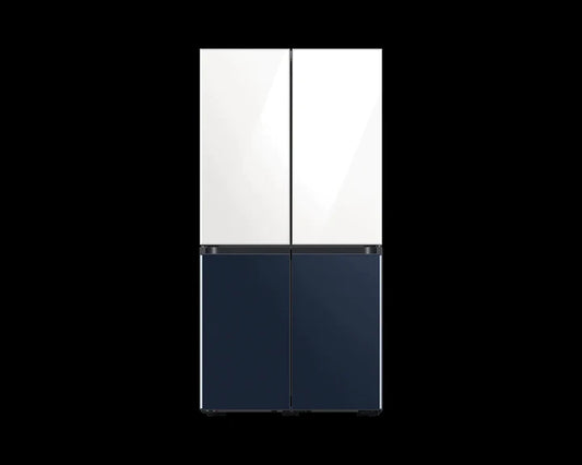 Samsung 670 ltrs Side By Side Refrigerator (RF63A91C377, GLAM WHITE NAVY)
