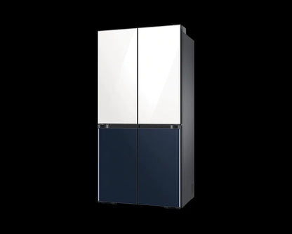 Samsung 670 ltrs Side By Side Refrigerator (RF63A91C377, GLAM WHITE NAVY)